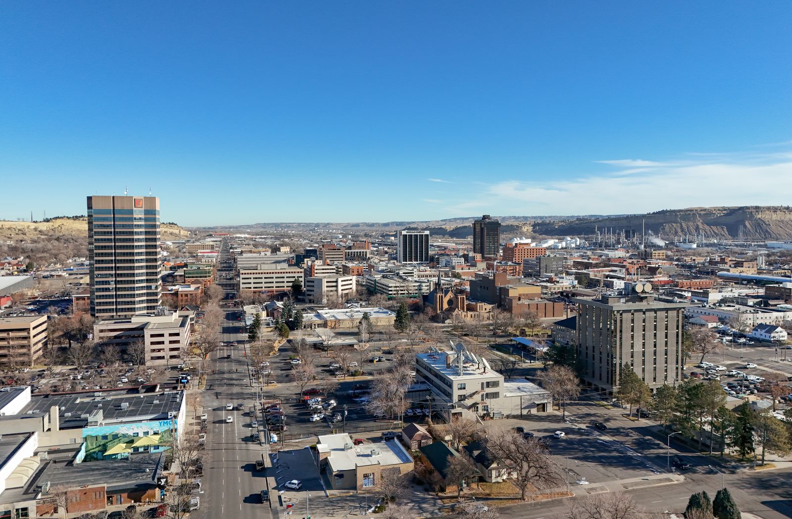 Downtown Billings, Montana skyline